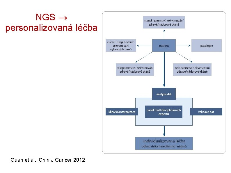 NGS personalizovaná léčba Guan et al. , Chin J Cancer 2012 