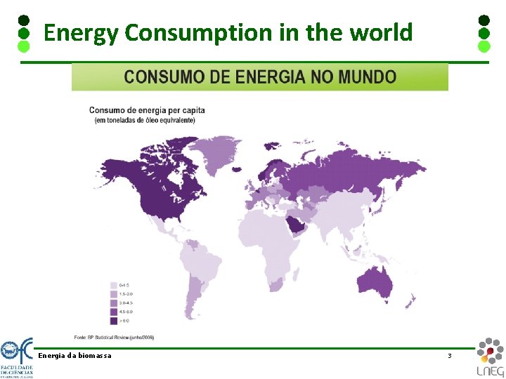 Energy Consumption in the world Energia da biomassa 3 