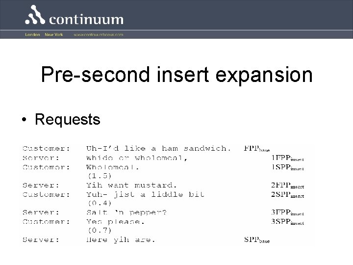 Pre-second insert expansion • Requests 