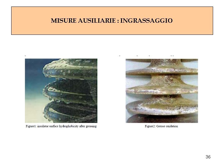 MISURE AUSILIARIE : INGRASSAGGIO 36 