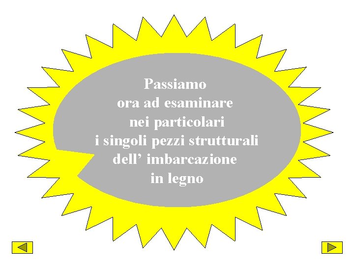 Passiamo ora ad esaminare nei particolari i singoli pezzi strutturali dell’ imbarcazione in legno