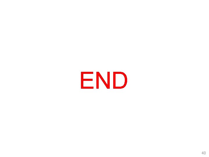 END 40 END 40