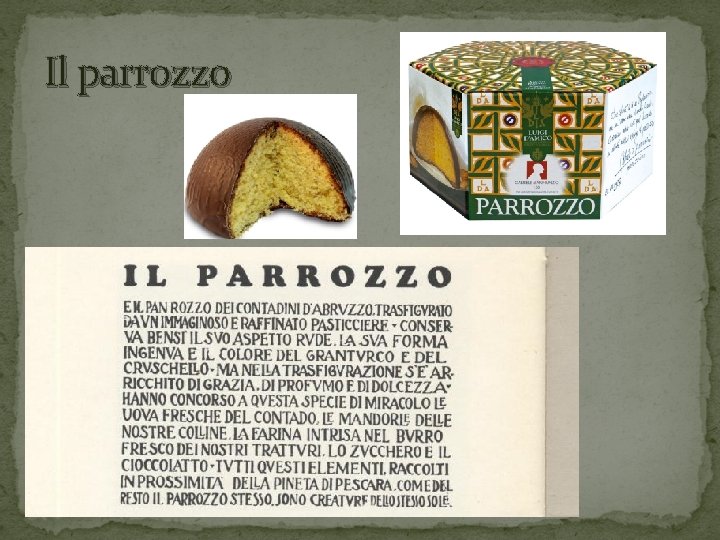 Il parrozzo 