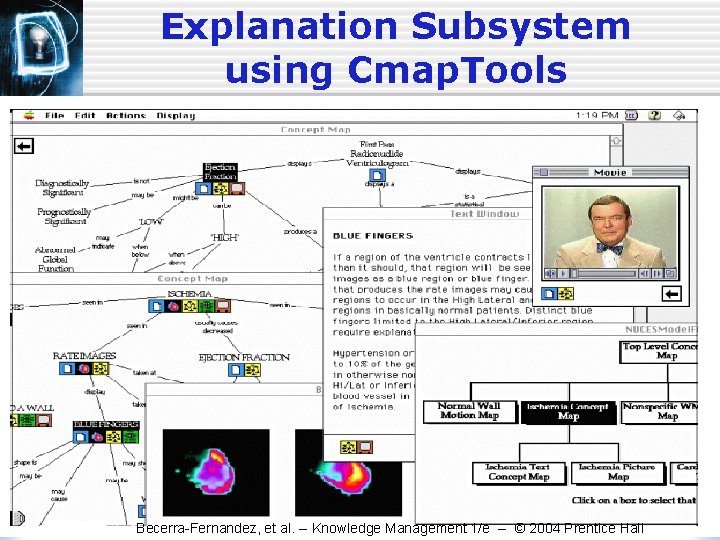 Explanation Subsystem using Cmap. Tools Becerra-Fernandez, et al. -- Knowledge Management 1/e -- ©