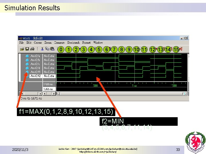 Simulation Results 0 1 2 3 4 5 6 7 8 9 10 11 Simulation Results 0 1 2 3 4 5 6 7 8 9 10 11