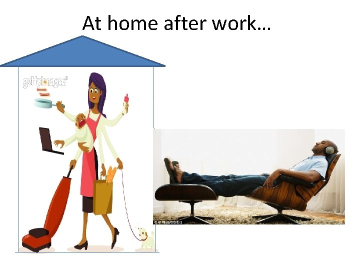 At home after work… 