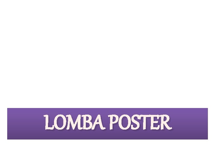 LOMBA POSTER 