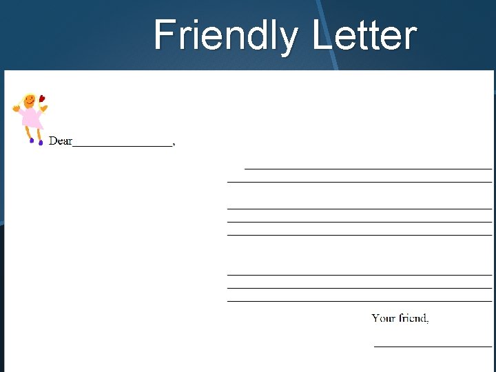 Friendly Letter 