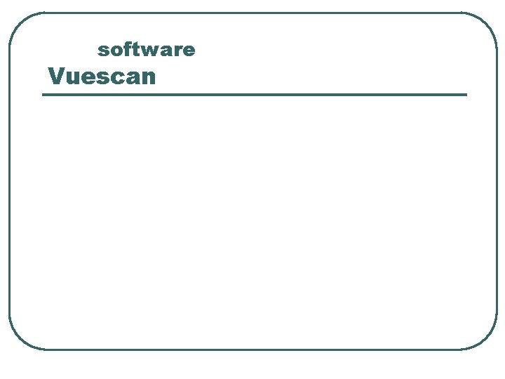 software Vuescan 