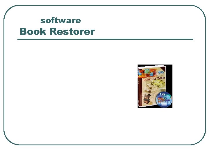 software Book Restorer 