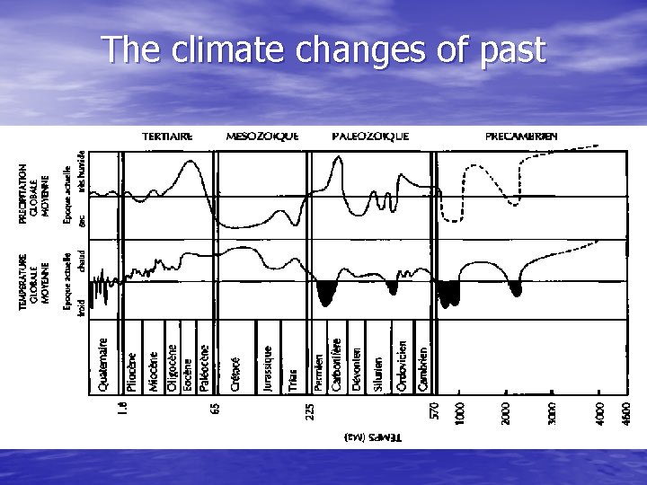 The climate changes of past 