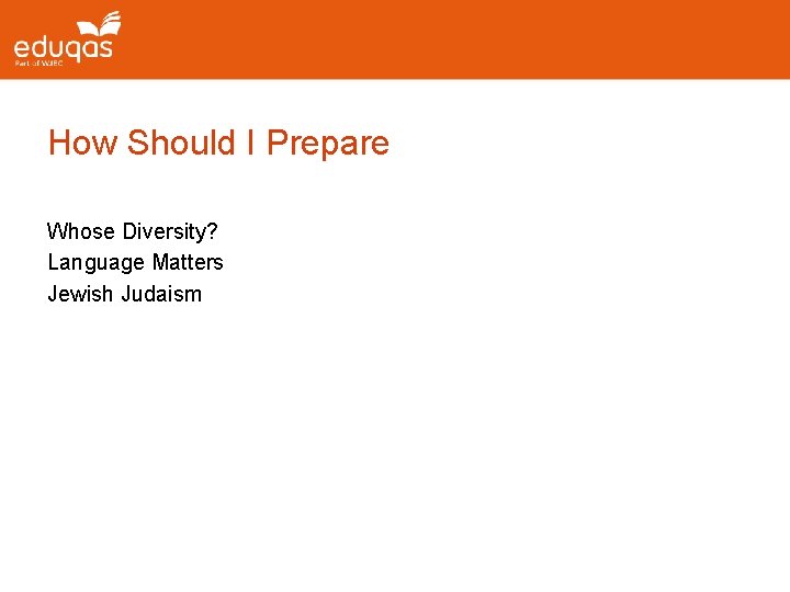 How Should I Prepare Whose Diversity? Language Matters Jewish Judaism 