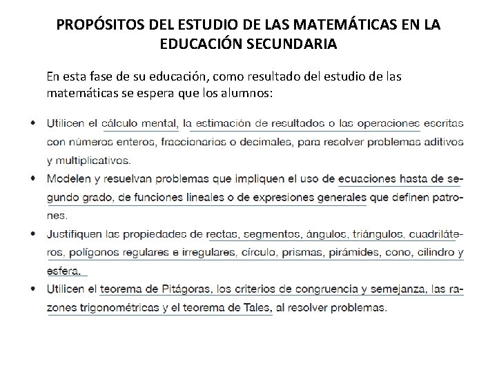INDICE Introduccin Propsitos Estndares de Matemticas Enfoque didctico
