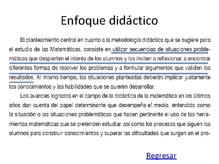 INDICE Introduccin Propsitos Estndares de Matemticas Enfoque didctico