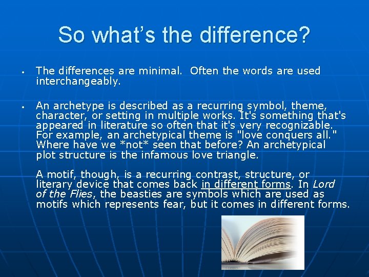 So what’s the difference? The differences are minimal. Often the words are used interchangeably.