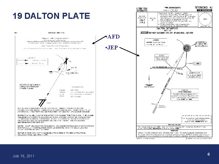 19 DALTON PLATE • AFD • JEP July 18, 2011 6 