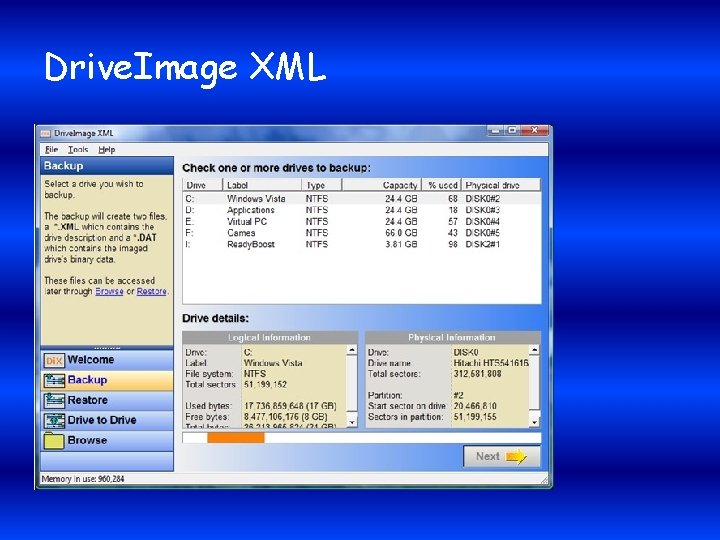 Drive. Image XML 