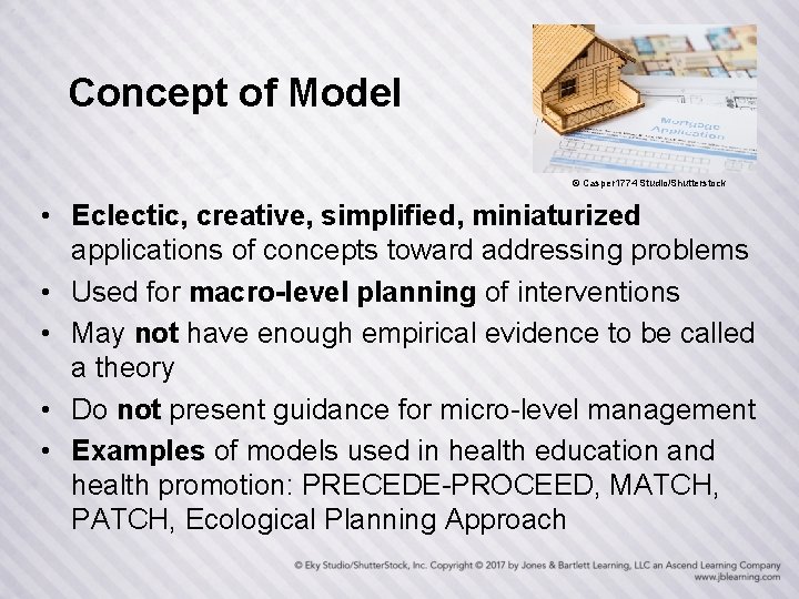 Concept of Model © Casper 1774 Studio/Shutterstock • Eclectic, creative, simplified, miniaturized applications of