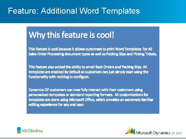 Feature: Additional Word Templates 