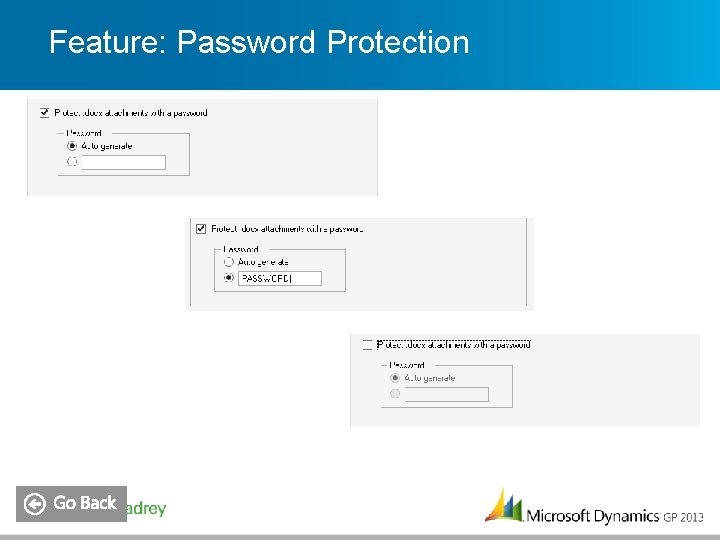 Feature: Password Protection 