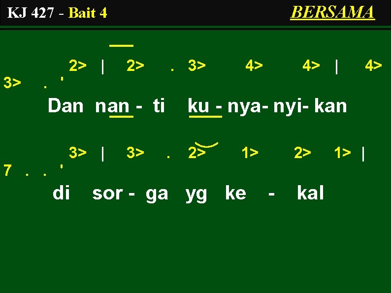 BERSAMA KJ 427 - Bait 4 2> | 3> 2> . 3> 4> 4>