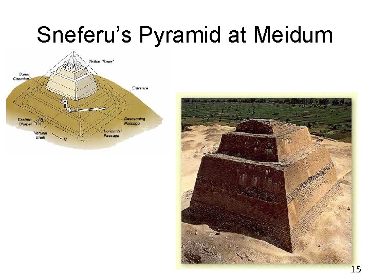 Sneferu’s Pyramid at Meidum 15 