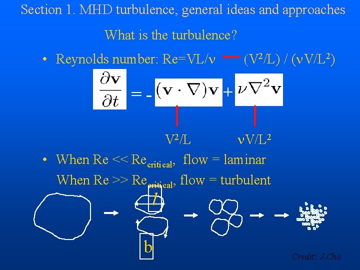 Section 1. MHD turbulence, general ideas and approaches What is the turbulence? (V 2/L)