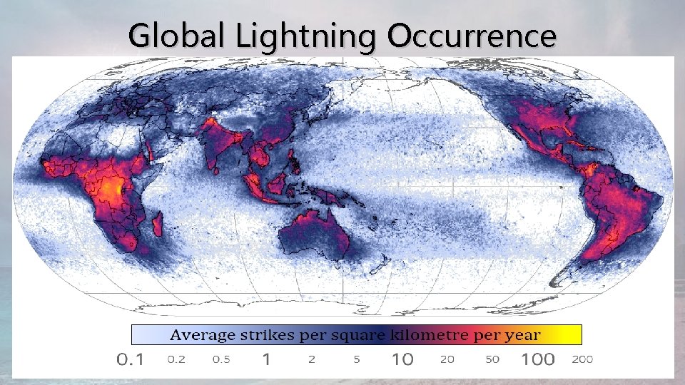 Global Lightning Occurrence 