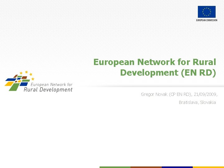 European Network for Rural Development EN RD Gregor