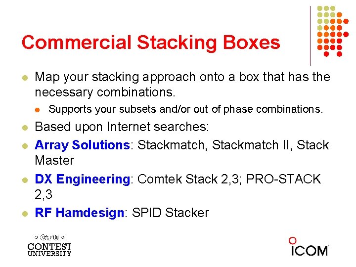 Commercial Stacking Boxes l Map your stacking approach onto a box that has the