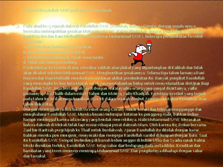 Sejarah Dakwah Rasulullah Saw Pada Periode Mekkah Dan