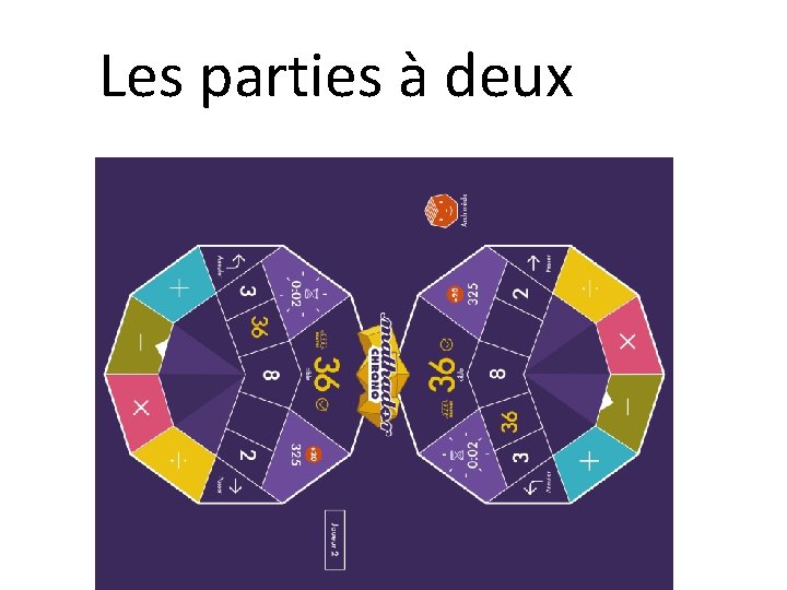 Les parties à deux 