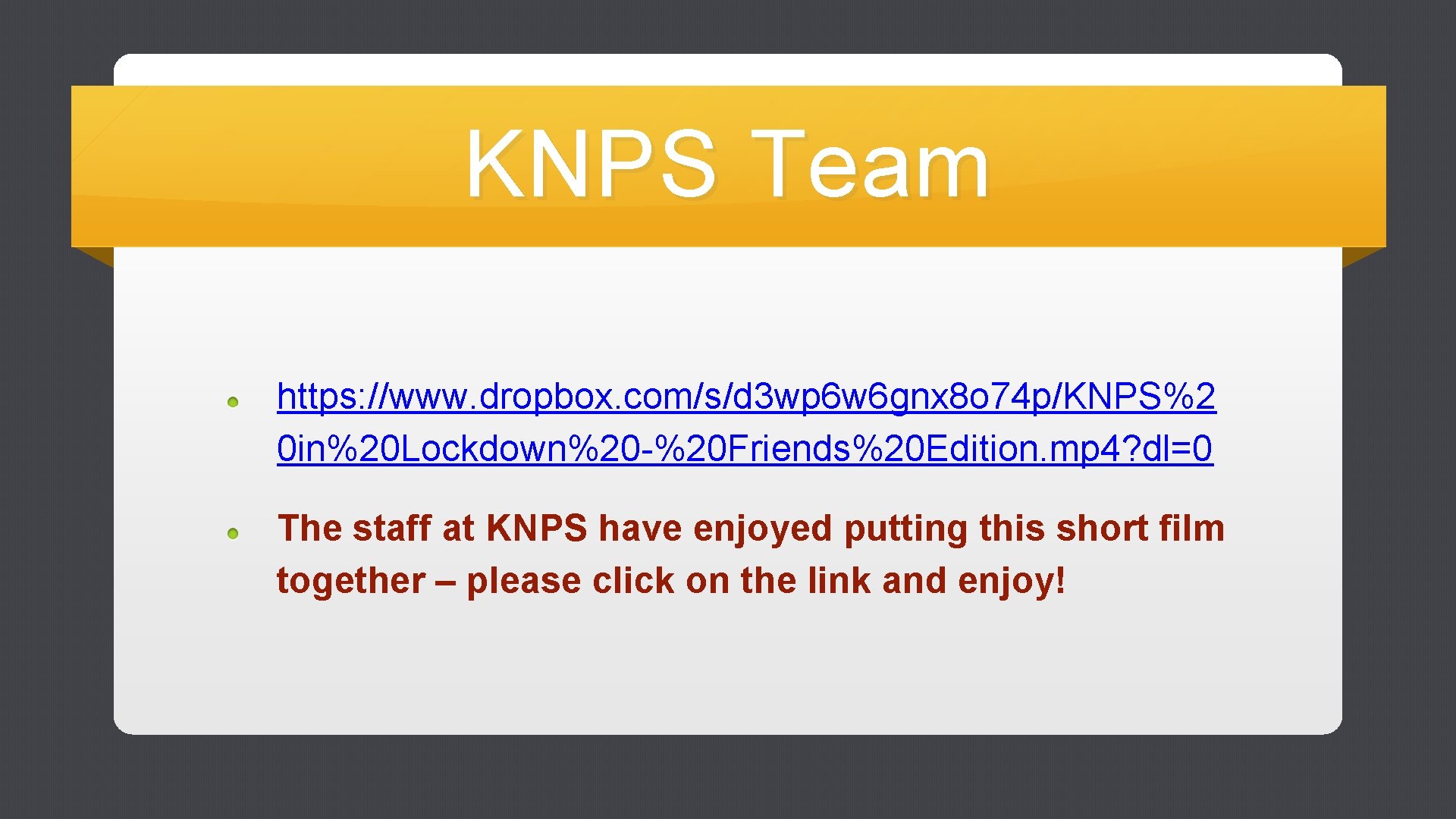 KNPS Team https: //www. dropbox. com/s/d 3 wp 6 w 6 gnx 8 o