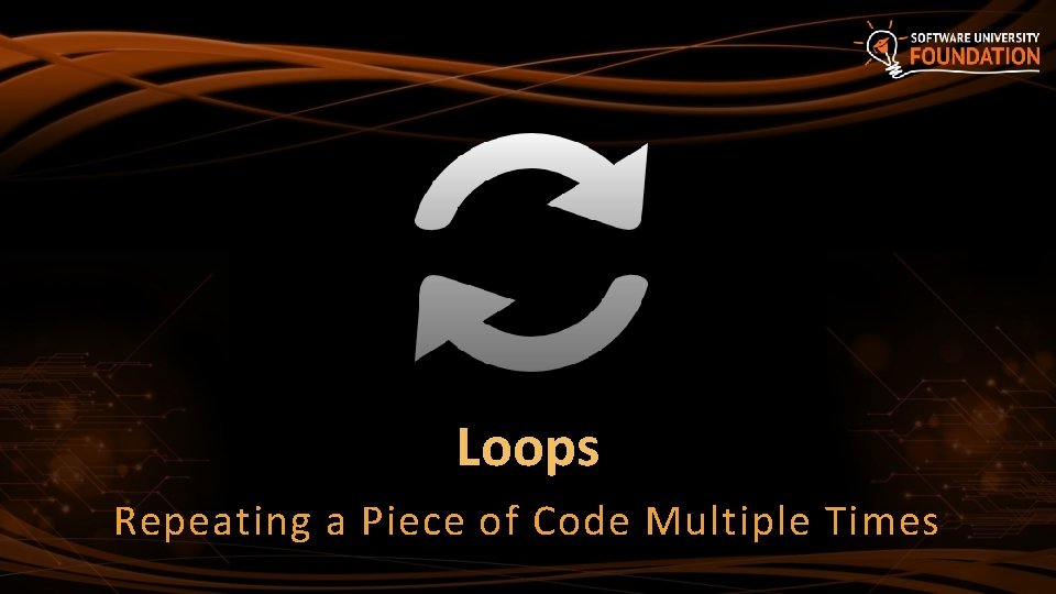 Loops Repeating a Piece of Code Multiple Times 