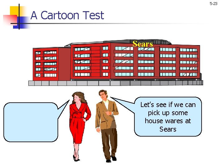 5 -23 A Cartoon Test Sears Let’s see if we can pick up some