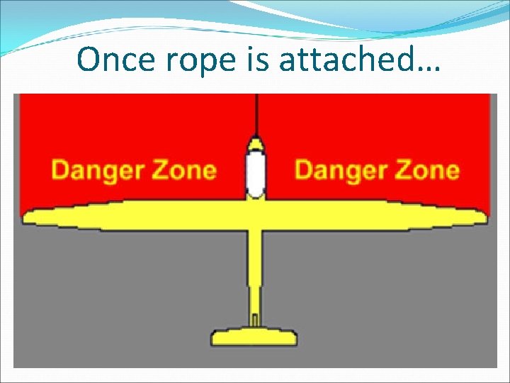 Once rope is attached… 