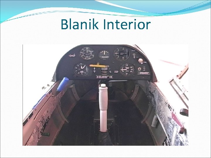 Blanik Interior 