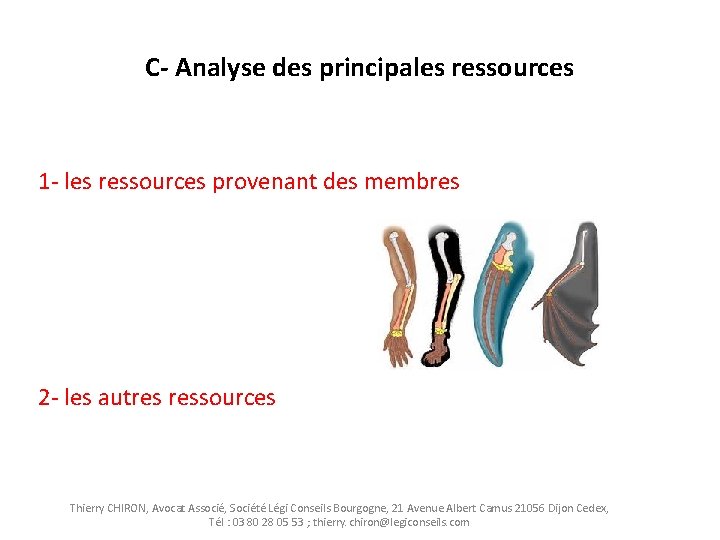 C- Analyse des principales ressources 1 - les ressources provenant des membres 2 -