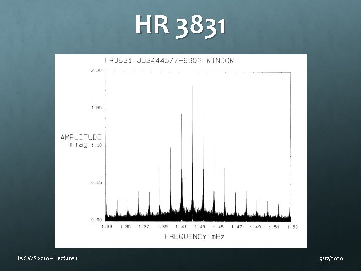 HR 3831 IAC WS 2010 – Lecture 1 9/17/2020 