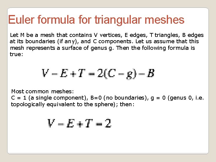 Tutorial 3 Comparing Biological Shapes Patrice Koehl And