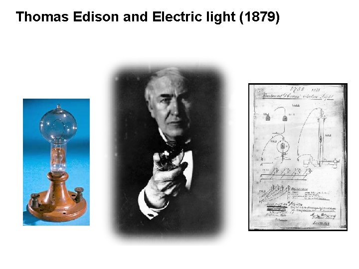 Thomas Edison and Electric light (1879) 