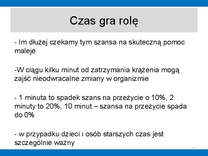 Czas gra rolę - Im dłużej czekamy tym szansa na skuteczną pomoc maleje -W Czas gra rolę - Im dłużej czekamy tym szansa na skuteczną pomoc maleje -W