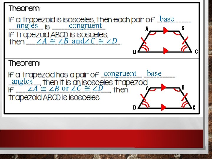 angles base congruent A B C D angles congruent base A D B C angles base congruent A B C D angles congruent base A D B C