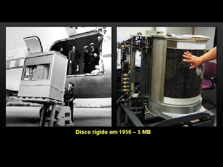 Disco rígido em 1956 – 5 MB 