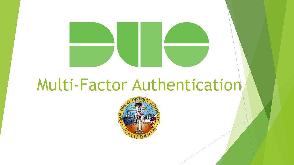 Multi-Factor Authentication 