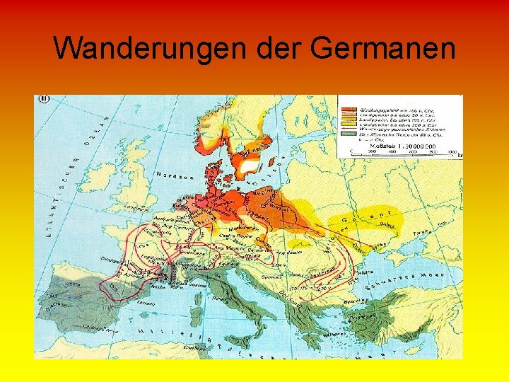 Wanderungen der Germanen 