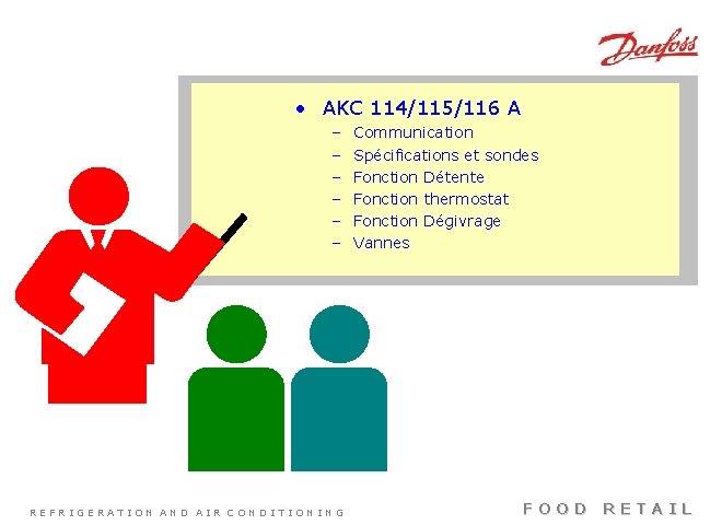  • AKC 114/115/116 A – – – REFRIGERATION AND AIR CONDITIONING Communication Spécifications