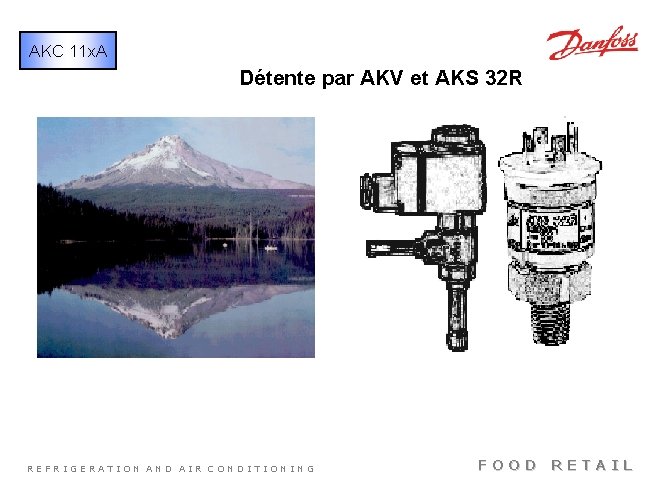 AKC 11 x. A Détente par AKV et AKS 32 R REFRIGERATION AND AIR