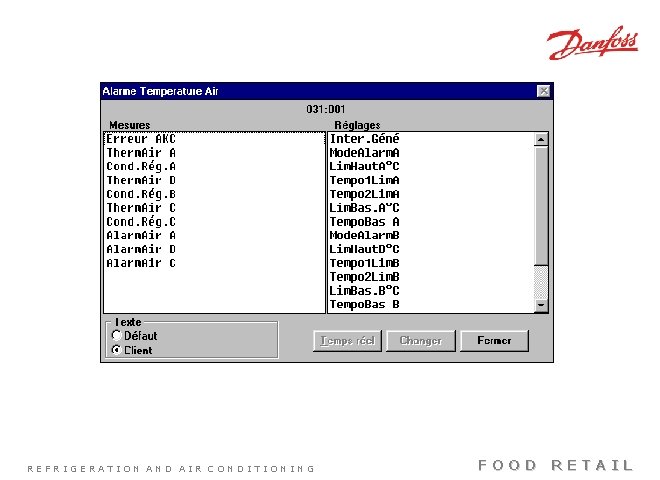 REFRIGERATION AND AIR CONDITIONING FOOD RETAIL 