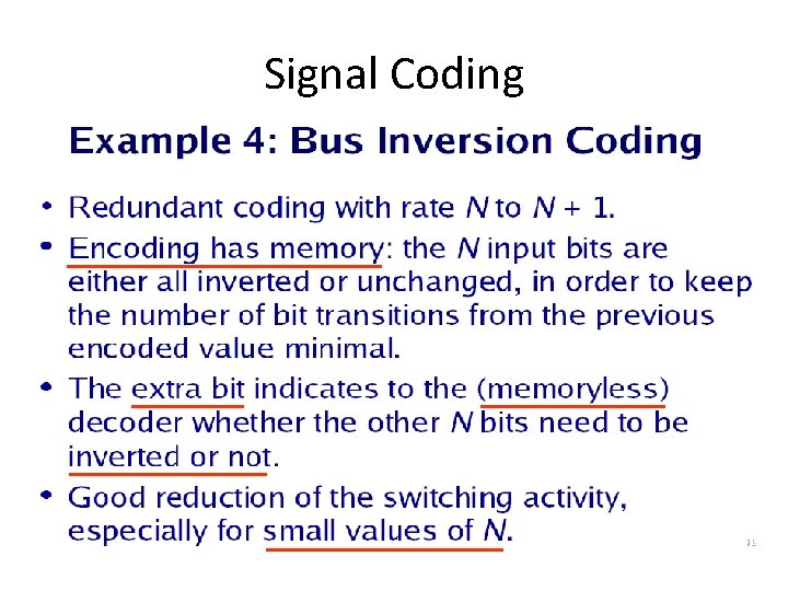 Signal Coding 